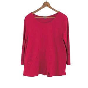 Habitat Vibrant Red Long Sleeve Top